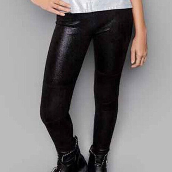 7/8 12 14 Girls New Fall/Winter Mia New York Classy Black Ponte Pants/Leggings - Picture 1 of 1